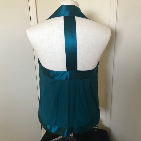 ❌SOLD❌2 for $15 NWT tuxedo style silk blouse sz - Picture 3 of 6